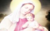 Mother Mary with Baby Jesus on Xmas screenshot