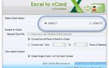 XLS to VCF converter screenshot