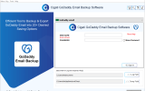 Cigati GoDaddy Email Backup Tool screenshot