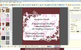 Wedding Card Making Software screenshot