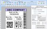 Company Barcode Label Printing Software screenshot