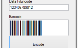 .NET Barcode Font Encoder Assembly and D screenshot