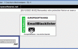 EuropeSoftwares EmailBlacklister screenshot
